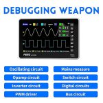 FNIRSI-1013D Digital Tablet Oscilloscope 2 Channels 100Mhz Bandwidth 1GSa/s - Image 4