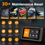 ⁦FOXWELL NT809TS Professional Diagnostic Tool TPMS Programming 30+ Service Resets Bi-Directional Control & All-Systems Scan Bluetooth OBD2 Scanner⁩ - الصورة ⁦2⁩