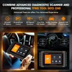 ⁦FOXWELL NT809TS Professional Diagnostic Tool TPMS Programming 30+ Service Resets Bi-Directional Control & All-Systems Scan Bluetooth OBD2 Scanner⁩ - الصورة ⁦4⁩