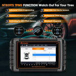 ⁦FOXWELL NT809TS Professional Diagnostic Tool TPMS Programming 30+ Service Resets Bi-Directional Control & All-Systems Scan Bluetooth OBD2 Scanner⁩ - الصورة ⁦7⁩