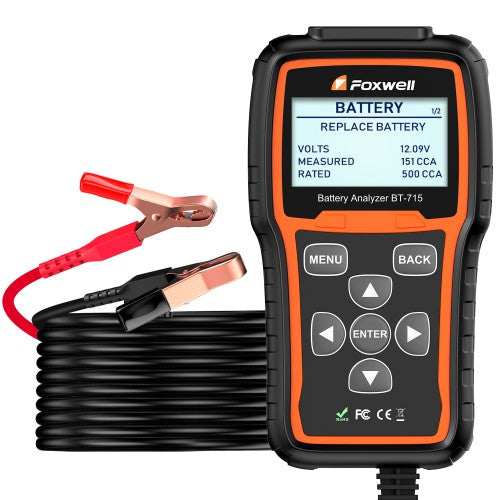 Foxwell BT-715 Battery Analyzer BT715 Support 12V & 24V Replaced Foxwell BT-705 1 Foxwell BT-715 Battery Analyzer BT715 Support 12V & 24V Replaced Foxwell BT-705 - Image 1
