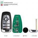 AUTEL IKEY Smart Key IKEYFD004AH IKEYFD005AH 4 Buttons/ 5 Buttons For Ford - Imagen 3