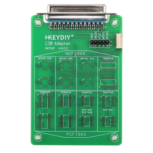 2026 KEYDIY 13# Remote Chip Reading Adapter for Reading Chip Data from Water-damaged or Broken 5C & 5D Keys 1 2026 KEYDIY 13# Remote Chip Reading Adapter for Reading Chip Data from Water-damaged or Broken 5C & 5D Keys – Image 1