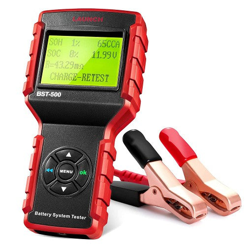 LAUNCH BST-500 Car Battery Tester Cranking and Charging System with Printer Test 6V 12V 24V Load Tester 100-2000 CCA 1 LAUNCH BST-500 Car Battery Tester Cranking and Charging System with Printer Test 6V 12V 24V Load Tester 100-2000 CCA - Image 1