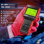 LAUNCH BST-500 Car Battery Tester Cranking and Charging System with Printer Test 6V 12V 24V Load Tester 100-2000 CCA - Image 6
