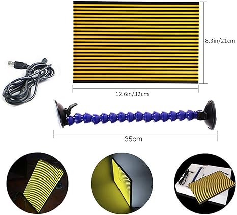 Car LED Line Board For Paintless Dent Repair Tool Kit 1 Car LED Line Board For Paintless Dent Repair Tool Kit - Imagem 1