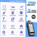 Launch Creader TPMS 5011 V2 TPMS Relearn Tool Activate 315/433MHZ Tire Pressure Sensors[Pre-order] - Image 11