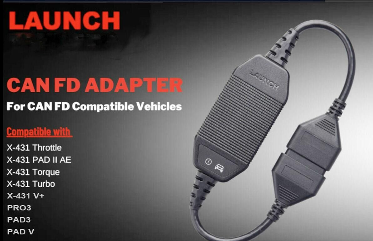 Launch X431 CAN FD Adapter for X431 V+, X431 Throttle, X431 PAD V/II 1 Launch X431 CAN FD Adapter for X431 V+, X431 Throttle, X431 PAD V/II - Imagen 1