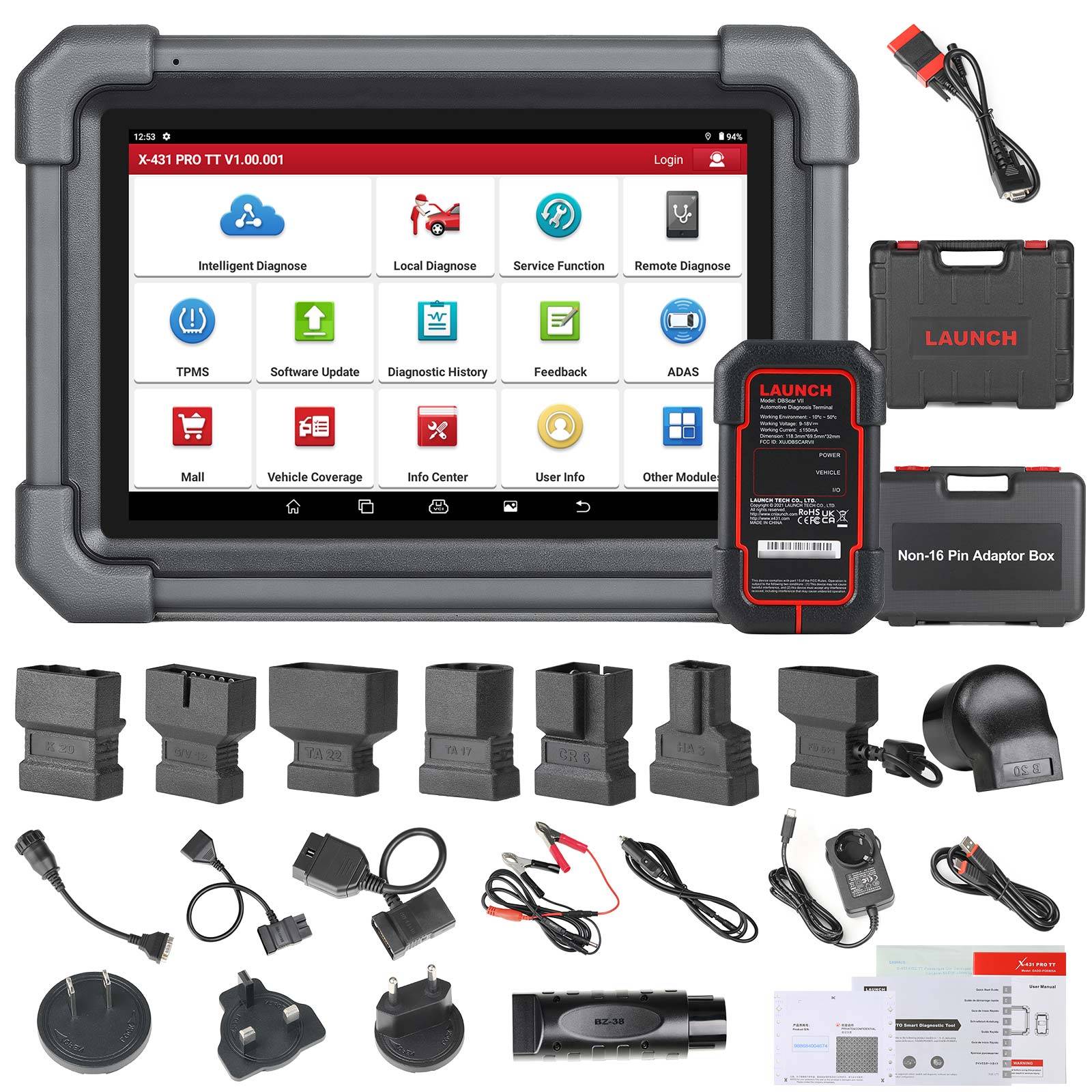 Launch X431 PRO TT Full System Bidirectional Scan Tool Supports CAN FD DoIP 1 Launch X431 PRO TT Full System Bidirectional Scan Tool Supports CAN FD DoIP - 画像 (1)