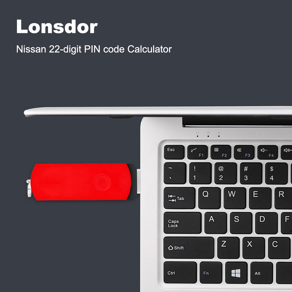 Lonsdor Nissan 22-digit PIN Code Calculator Support Nissan Kicks 2018-2021 with Chassis number: P15 1 Lonsdor Nissan 22-digit PIN Code Calculator Support Nissan Kicks 2018-2021 with Chassis number: P15 - 画像 (1)
