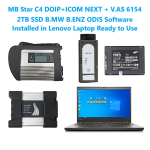 MB Star C4 doip+ICOM NEXT + V-AS 6154 With Lenovo Laptop I7 8G and 2TB HDD/SSD BM-W BENZ ODIS Software Complete - immagine 2