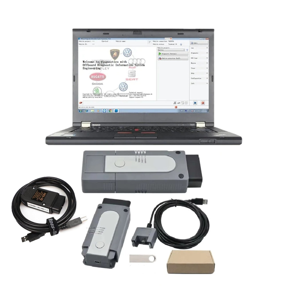 V-AS 6154 VAG Diagnostic Tool With Lenovo T430 Laptop installed ODI-S Software 512G SSD Full Set Completed 1 V-AS 6154 VAG Diagnostic Tool With Lenovo T430 Laptop installed ODI-S Software 512G SSD Full Set Completed - Imagen 1