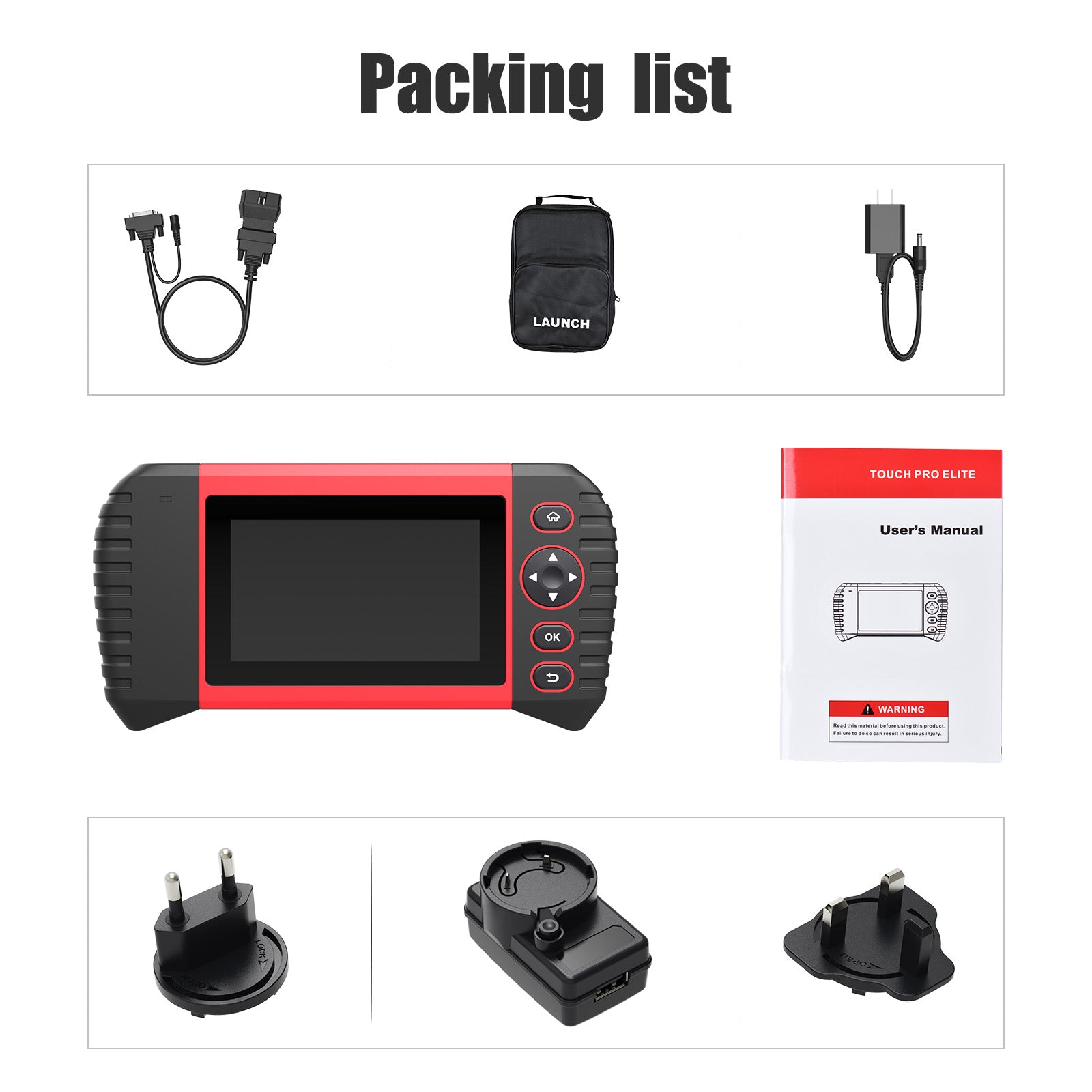 Newest LAUNCH X431 CRP Touch Pro Elite Full Systems Scan Tool Supports ABS Bleeding BMS SAS EBP DPF Oil Reset Throttle Adaptation 1 Newest LAUNCH X431 CRP Touch Pro Elite Full Systems Scan Tool Supports ABS Bleeding BMS SAS EBP DPF Oil Reset Throttle Adaptation - الصورة 1