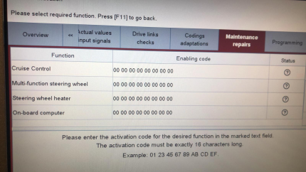 Piwis2/3/4 Enabling Code Calculate Service For P*orsc-e Activation Original Function Code Generation
