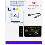 S03 4-Wire Oxygen Sensor Signal Simulator 0.2-0.8V Adjust Voltage for Auto OBD - immagine 7