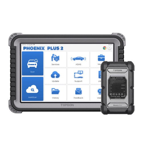 TOPDON Phoenix Plus 2 Full System Diagnostic Tool Supports Topology Map, ECU Coding, 42+ Service, FCA SGW AutoAuth 1 TOPDON Phoenix Plus 2 Full System Diagnostic Tool Supports Topology Map, ECU Coding, 42+ Service, FCA SGW AutoAuth - 画像 (1)