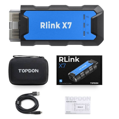 TOPDON RLink X7 for V-W Supports ODIS V23 Online ECU Programming ECU Coding Support CAN FD DoIP 1 TOPDON RLink X7 for V-W Supports ODIS V23 Online ECU Programming ECU Coding Support CAN FD DoIP - Imagem 1
