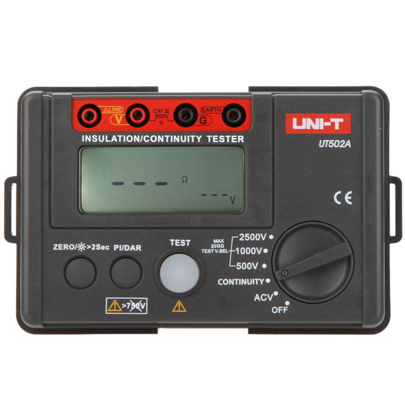 UNI-T UT502A 2500V Digital Insulation Resistance Meter 1 UNI-T UT502A 2500V Digital Insulation Resistance Meter - Image 1