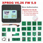 XPROG M V6.50 V6.26  A New Authorizations XPROG Metal Box XPROG-M ECU Programmer with Full Adapters - Imagen 2