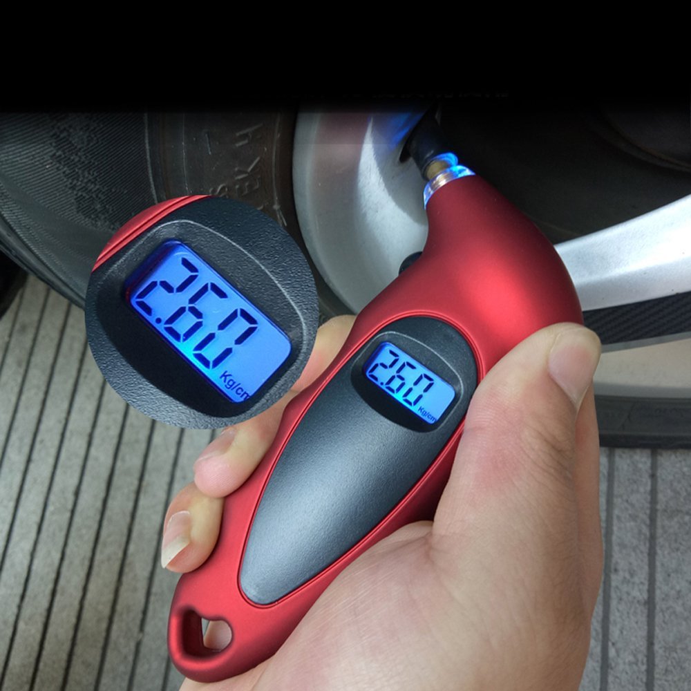 VXDAS Digital Tire Pressure Gauge Small portable design can extend tire life Settings for Car Truck Bicycle with Backlit LCD and Anti-skid Rubber Handle 1 VXDAS Digital Tire Pressure Gauge Small portable design can extend tire life Settings for Car Truck Bicycle with Backlit LCD and Anti-skid Rubber Handle - Image 1