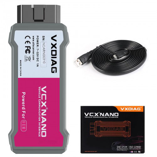 VXDIAG VCX NANO RVDIAG For Renault All Systems Diagnostic Tool J2534 ECU Coding & Programming OBD2 Scanner 1 VXDIAG VCX NANO RVDIAG For Renault All Systems Diagnostic Tool J2534 ECU Coding & Programming OBD2 Scanner – Image 1