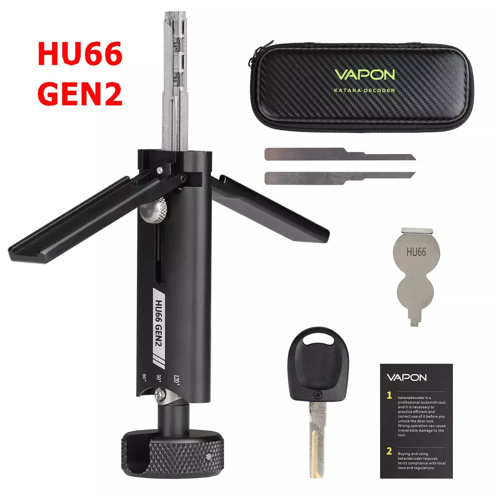 Vapon Katana Decoder HU66 Gen2 Auto Pick & Decoder Tool 1 Vapon Katana Decoder HU66 Gen2 Auto Pick & Decoder Tool - 画像 (1)