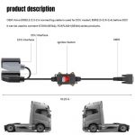 V-olvo Renault TRW EMS2.2-2.3-2.4 Connecting Cable for KT200 II / KT200 - Imagem 8