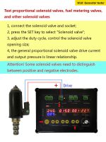 W10 Agricultural Repair Tool Test Drive Device Truck Agricultural Repair Tool for Diesel Injector Stepper, Motor Stepper Urea Pump Solenoid Valve Truck ,Excavator - Image 5
