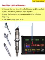 W10 Agricultural Repair Tool Test Drive Device Truck Agricultural Repair Tool for Diesel Injector Stepper, Motor Stepper Urea Pump Solenoid Valve Truck ,Excavator - Image 6