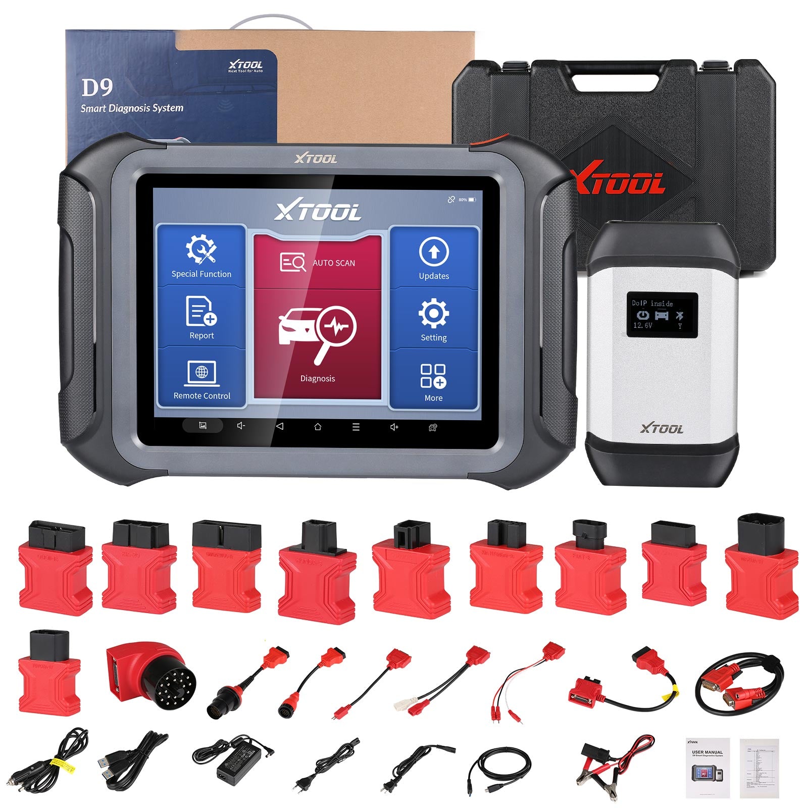 XTOOL D9 /D9 pro / D9 DT / D9 HD Automotive Scan Tool 1 XTOOL D9 /D9 pro / D9 DT / D9 HD Automotive Scan Tool - Imagem 1