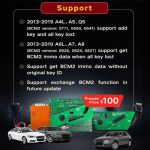 BCM2 A-udi Solder-Free Adapter for Add Key and All Key Lost Solution Work with Key Tool Plus Pad and VVDI2 - 画像 (10)