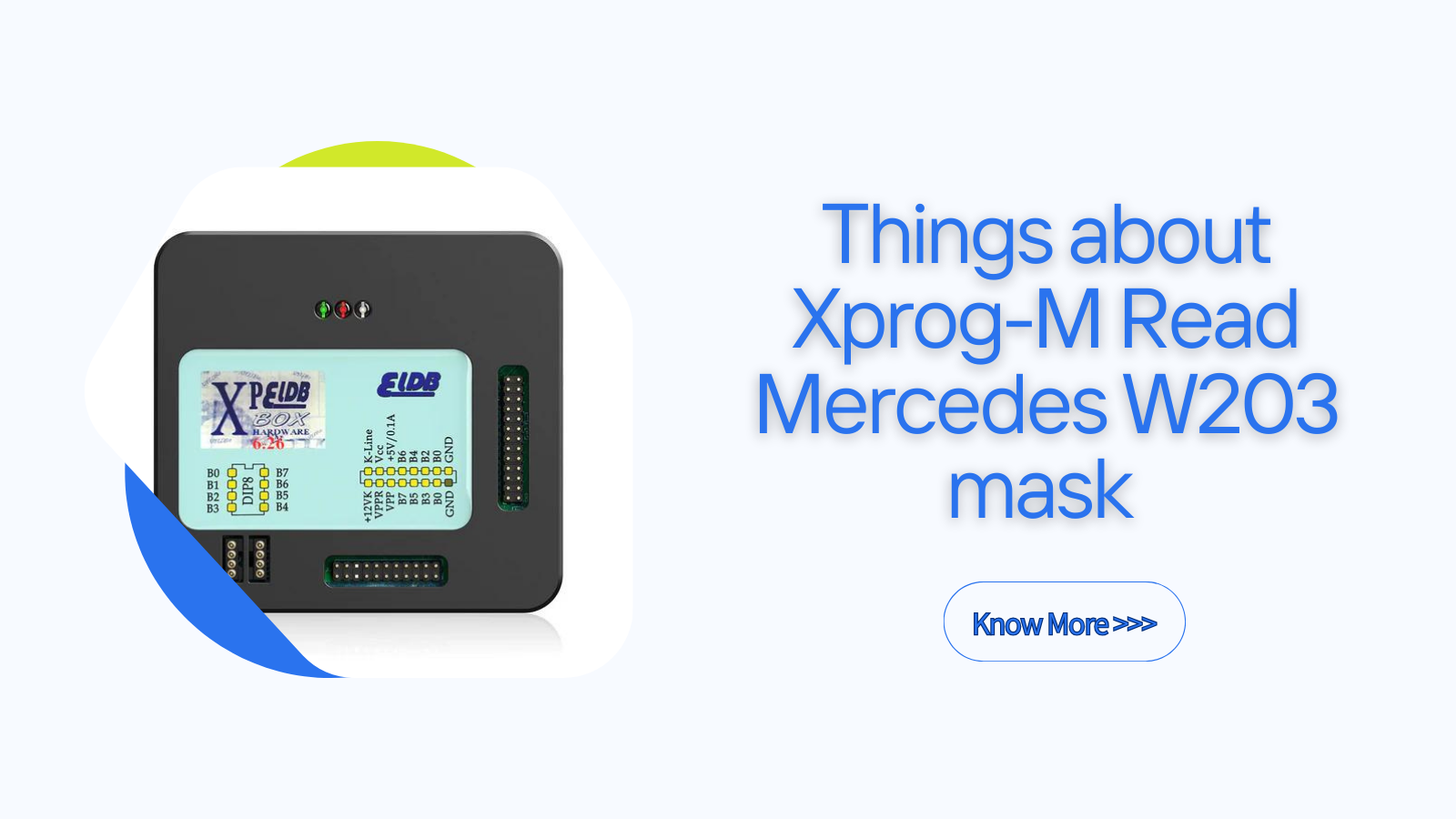 Xprog M Read Mercedes W203 mask 4J74Y Review - admin