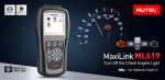 Autel Maxilink ML619 OBD2 Diagnostic Scanner ABS SRS CAN OBDII Code Reader Free Update Lifetime VS Autel AL619 – Image 6