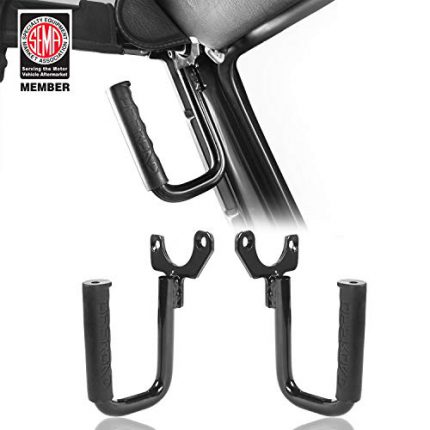 Steel Grab TJ 1997-2006 for & Wrangler Handles Hooke Jeep Black Front Unlimited Road