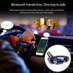 Handsfree Car Kit Transmitter Power ON OFF Bluetooth 5.0 FM Modulator TF USB Audio Music Player AUX MP3 - 画像 (5)