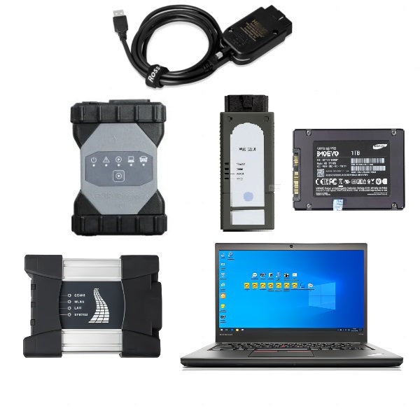 MB Star C4 doip+ICOM NEXT + V-AS 6154 With Lenovo Laptop I7 8G and 2TB HDD/SSD BM-W BENZ ODIS Software Complete - immagine 9